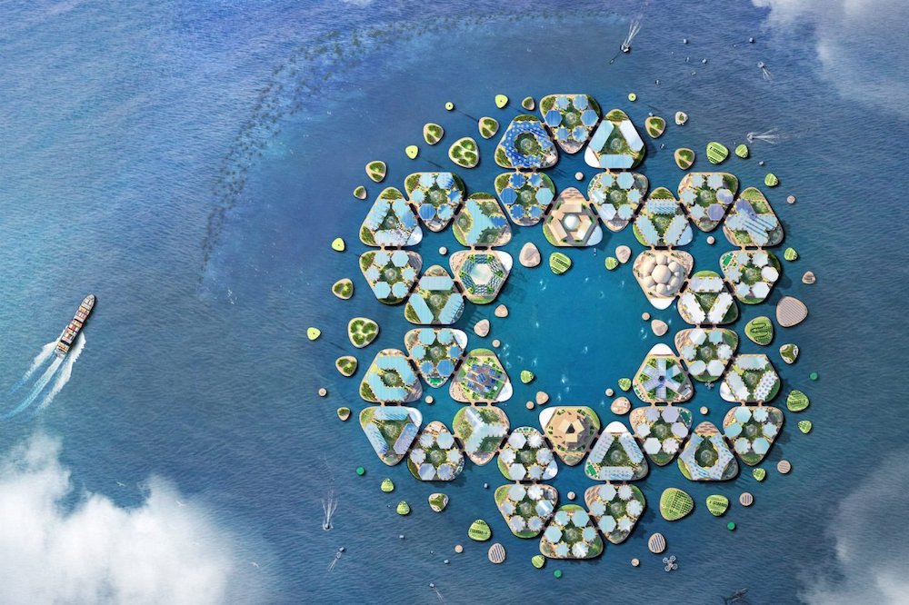 Oceanix city ou le futur des maisons flottantes